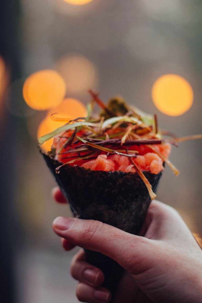 TEMAKI SALMÃO E ALHOP PORÓ