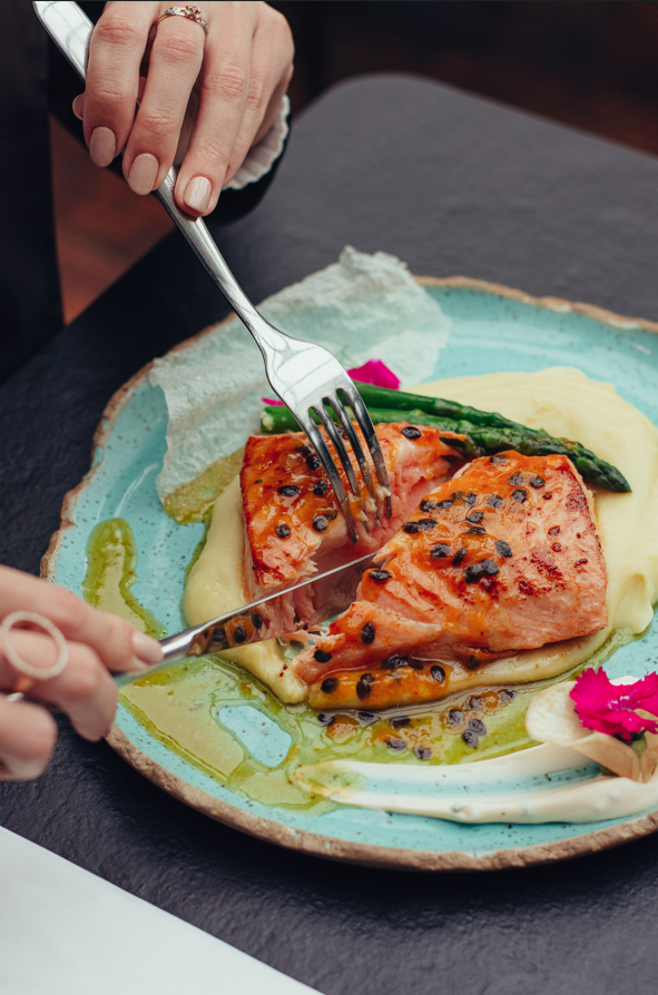 salmão grelhado